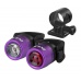 KELLYS Set osvětlení dobíjecí KLS IO USB set, purple