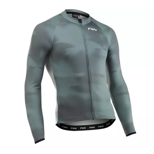 Pánský cyklo dres Northwave Blade Jersey Ls  Shark Grey