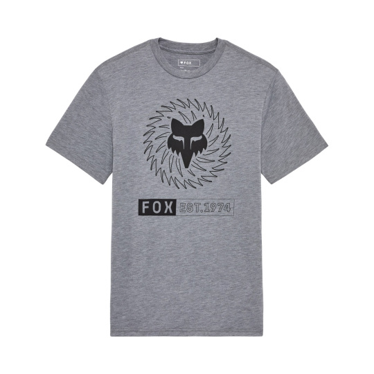 Pánské triko Fox Kairos Ss Tech Tee  Heather Graphite