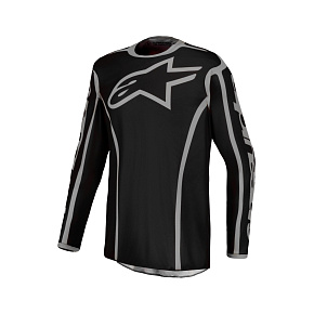 dres FLUID APEX V2, ALPINESTARS (černá/stříbrná) 2027 dres FLUID APEX V2, ALPINESTARS (černá/stříbrná) 2027