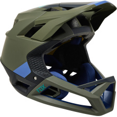 Cyklo přilba Fox Proframe Helmet Blocked, Ce Olive Green Cyklo přilba Fox Proframe Helmet Blocked, Ce Olive Green