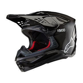 přilba SUPERTECH S-M10 SOLID FIM2 verze, ALPINESTARS (lesklý karbon) 2026 přilba SUPERTECH S-M10 SOLID FIM2 verze, ALPINESTARS (lesklý karbon) 2026