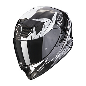 Moto přilba SCORPION EXO-1400 EVO CARBON AIR ARANEA černo/bílá Moto přilba SCORPION EXO-1400 EVO CARBON AIR ARANEA černo/bílá