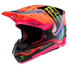 přilba SUPERTECH S-M10 edice HAIDEN DEEGAN, ALPINESTARS (oranžová fluo/fialová/růžová/zelená) 2025 přilba SUPERTECH S-M10 edice HAIDEN DEEGAN, ALPINESTARS (oranžová fluo/fialová/růžová/zelená) 2025
