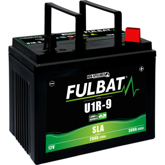 baterie 12V, U1R-9 SLA, 28Ah, 300A, pravá, bezúdržbová MF AGM, 195x125x176, FULBAT (aktivovaná ve výrobě)
