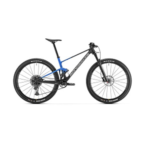 MONDRAKER MONDRAKER F-Podium Carbon, carbon/carrera blue/midnight blue, 2025 MONDRAKER MONDRAKER F-Podium Carbon, carbon/carrera blue/midnight blue, 2025