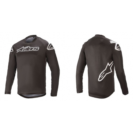 Alpinestars Racer V2 L/S Jersey dres - Black/White