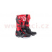 boty TECH 10, ALPINESTARS (červená/černá)
