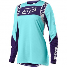 Dámský MX dres Fox Flexair Mach One Jersey Aqua Dámský MX dres Fox Flexair Mach One Jersey Aqua