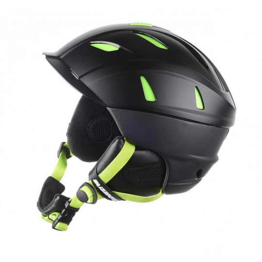 helma BLIZZARD Power ski helmet, black matt/lime, AKCE