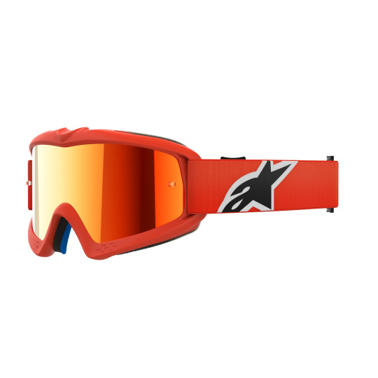 brýle VISION YOUTH CORP, ALPINESTARS, dětské (oranžová, zrcadlové červené plexi) 2026