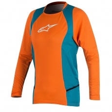 Alpinestars Stella Drop 2 L/S Jersey dres Bright Orange Ocean