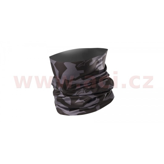 nákrčník CAMO NECK TUBE, ALPINESTARS (černá/šedá)