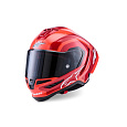 přilba SUPERTECH R10 ARIUS, ALPINESTARS (červená fluo/červená/karbon/bílá) 2026