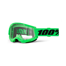 STRATA 2 NEW, 100% brýle neon zelené, čiré plexi