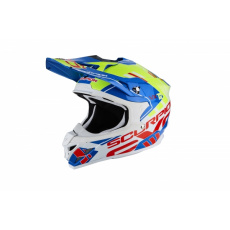 Moto přilba SCORPION VX-15 EVO AIR ARGO modro/neonově žlutá Moto přilba SCORPION VX-15 EVO AIR ARGO modro/neonově žlutá