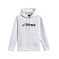 mikina BLAZE HOODIE 3, ALPINESTARS (bílá/modrá)