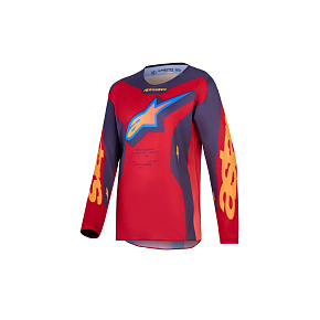dres RACER HUNT YOUTH, ALPINESTARS, dětské (červená/tmavě šedá/gradient) 2027 dres RACER HUNT YOUTH, ALPINESTARS, dětské (červená/tmavě šedá/gradient) 2027