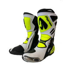Moto boty FORMA ICE PRO FLOW replica M. JONES bílo/fluo žluté Moto boty FORMA ICE PRO FLOW replica M. JONES bílo/fluo žluté