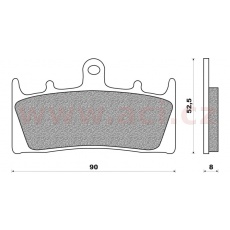 brzdové destičky (směs ROAD TOURING SINTERED) NEWFREN (2 ks v balení) brzdové destičky (směs ROAD TOURING SINTERED) NEWFREN (2 ks v balení)