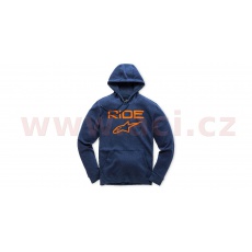 mikina RIDE 2.0 FLEECE, ALPINESTARS (modrá/oranžová) mikina RIDE 2.0 FLEECE, ALPINESTARS (modrá/oranžová)