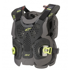 chránič hrudi A-1 PLUS 2022, ALPINESTARS (černá/antracit/žlutá fluo) chránič hrudi A-1 PLUS 2022, ALPINESTARS (černá/antracit/žlutá fluo)