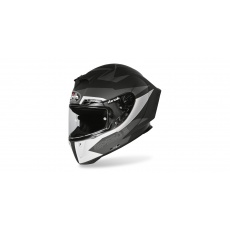 přilba GP 550S VECTOR, AIROH (černá/bílá/stříbrná-matná) 2021 přilba GP 550S VECTOR, AIROH (černá/bílá/stříbrná-matná) 2021