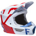 Pánská přilba Fox V1 kew Helmet, Ece White/Red/Blue 