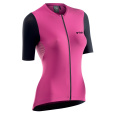 Dámský dres Northwave Extreme Woman Jersey hort leeve  Pink Orchid Blk