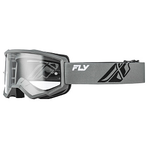 brýle FOCUS, FLY RACING - USA (šedé/černá - čiré plexi) brýle FOCUS, FLY RACING - USA (šedé/černá - čiré plexi)