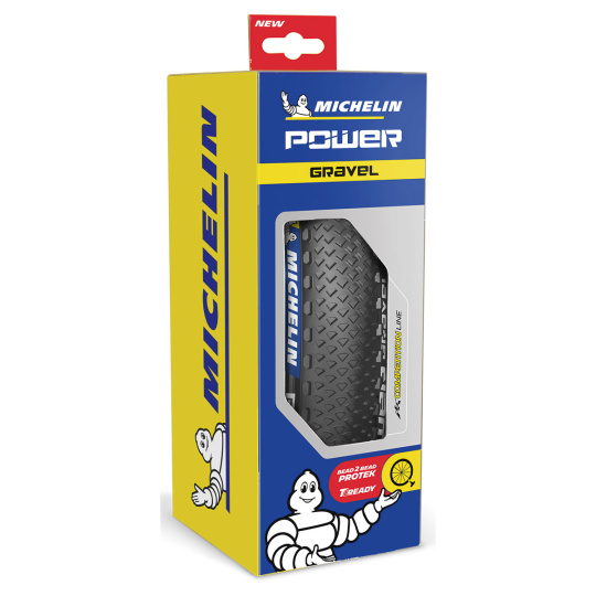 MICHELIN PLÁŠŤ POWER GRAVEL BLACK V2 700X40C COMPETITION LINE KEVLAR MAGI-X TS TLR (263789)
