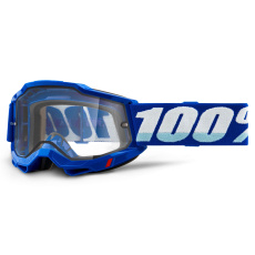 ACCURI 2, 100% Enduro Moto brýle modré, čiré Dual plexi ACCURI 2, 100% Enduro Moto brýle modré, čiré Dual plexi