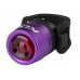 KELLYS Osvětlení zadní dobíjecí IO USB Rear, purple