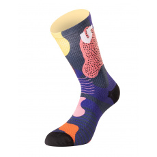 ponožky FUNKY CAMO, UNDERSHIELD (fialová/růžová/žlutá)