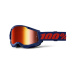 STRATA 2 NEW, brýle 100% modré, červené plexi