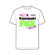 Dětské triko Fox Youth Fox X Kawi Ss Tee  Optic White