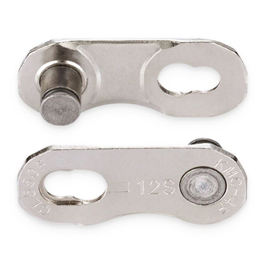 spojka řetězu KMC X Flattop NR Silver 2 ks na blistru, cena za balení