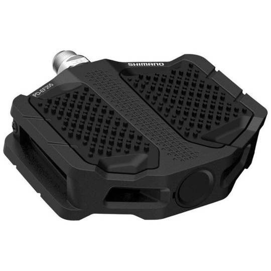 pedály SHIMANO  PD-EF205 Flat černé, v krabičce