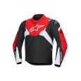 bunda T-JAWS V4 WATERPROOF HONDA kolekce, ALPINESTARS (černá/červená/bílá) 2025