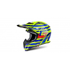 přilba AVIATOR J 2.2 Cairoli Qatar, AIROH, dětská (žlutá/modrá) přilba AVIATOR J 2.2 Cairoli Qatar, AIROH, dětská (žlutá/modrá)