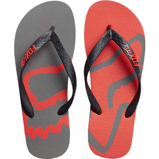 Pánské žabky FOX BEACHED FLIP FLOP červeno/šedé