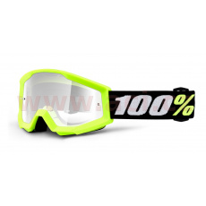 brýle Strata MINI, 100% dětské (žlutá, čiré plexi)