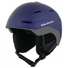 lyžařská helma BLIZZARD Bormio ski helmet, blue matt/blue matt