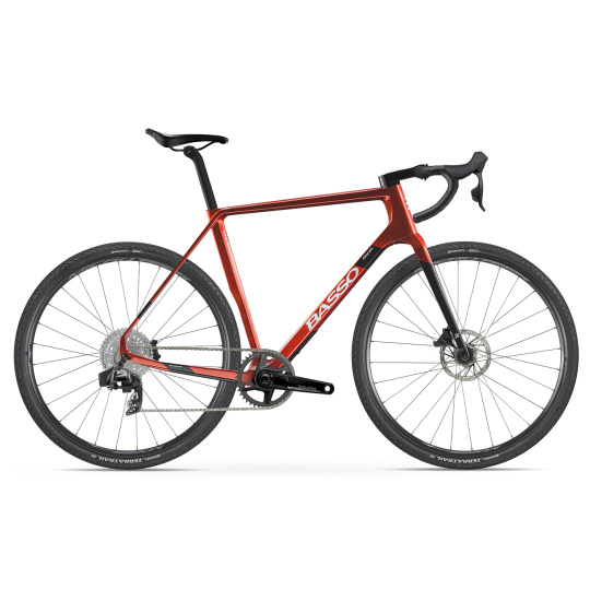 silniční kolo BASSO Palta, candy red, Sram Rival eTap AXS XPLR, Microtech MX25