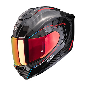 Moto přilba SCORPION EXO-1500 CARBON AIR MUNDI černo/červená Moto přilba SCORPION EXO-1500 CARBON AIR MUNDI černo/červená