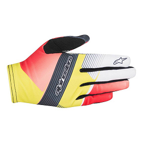 Alpinestars F-Lite DEPTH rukavice Red White Acid Yellow Alpinestars F-Lite DEPTH rukavice Red White Acid Yellow
