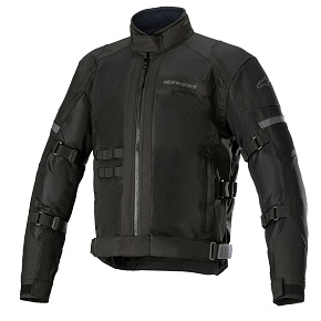 bunda CROSSHILL WATERPROOF AIR, ALPINESTARS (černá/černá)