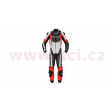 jednodílná kombinéza SPORT WARRIOR PERFORATED PRO, SPIDI (černá/bílá/červená fluo) jednodílná kombinéza SPORT WARRIOR PERFORATED PRO, SPIDI (černá/bílá/červená fluo)
