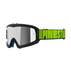 brýle VISION YOUTH HOLLOW, ALPINESTARS, dětské (černá antracit/žlutá fluo, zrcadlové stříbrné plexi) 2025 brýle VISION YOUTH HOLLOW, ALPINESTARS, dětské (černá antracit/žlutá fluo, zrcadlové stříbrné plexi) 2025