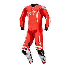 jednodílná kombinéza GP TECH V5, ALPINESTARS (červená fluo/červená/bílá) 2026